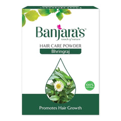 Banjaras Bhringraj Herbal Hair Pack Powder 100g Value Pack of 4 