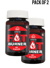 Cipzer Effecto FAT Burner 60 Capsules Value Pack of 2 