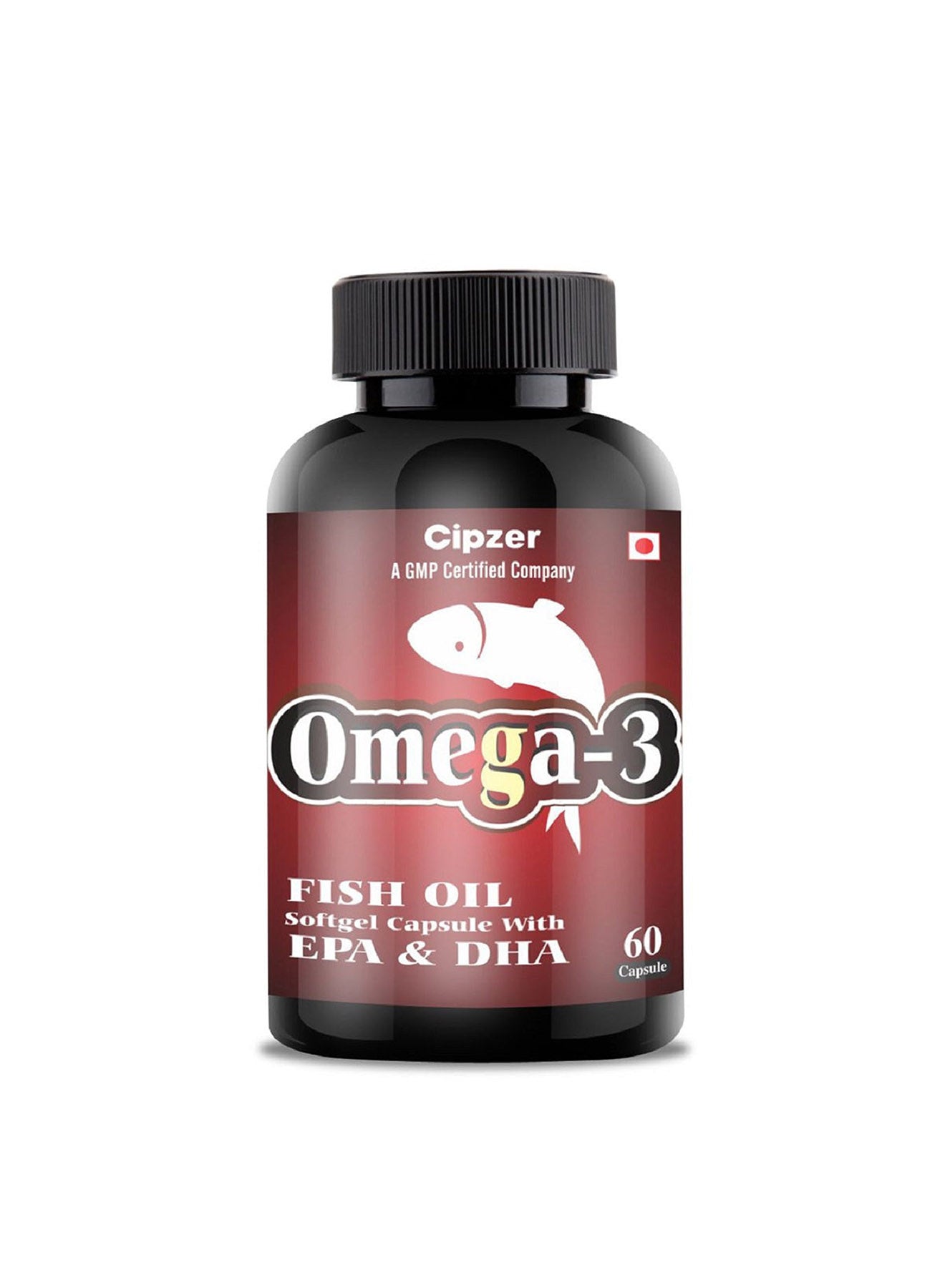 Cipzer Omega 3 Fish Oil SoftGel Capsule  1000 mg 60 Capsules Value Pack of 3 
