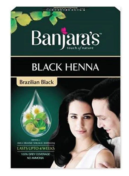 Banjaras Black Henna Brazilian Black 54 gm