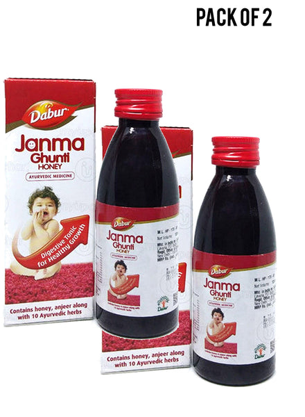 Dabur Janma Ghunti Honey 125ml Value Pack of 2 