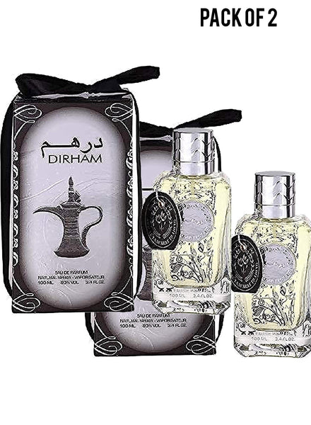 Dirham Eau De Parfum 100ml Value Pack of 2 