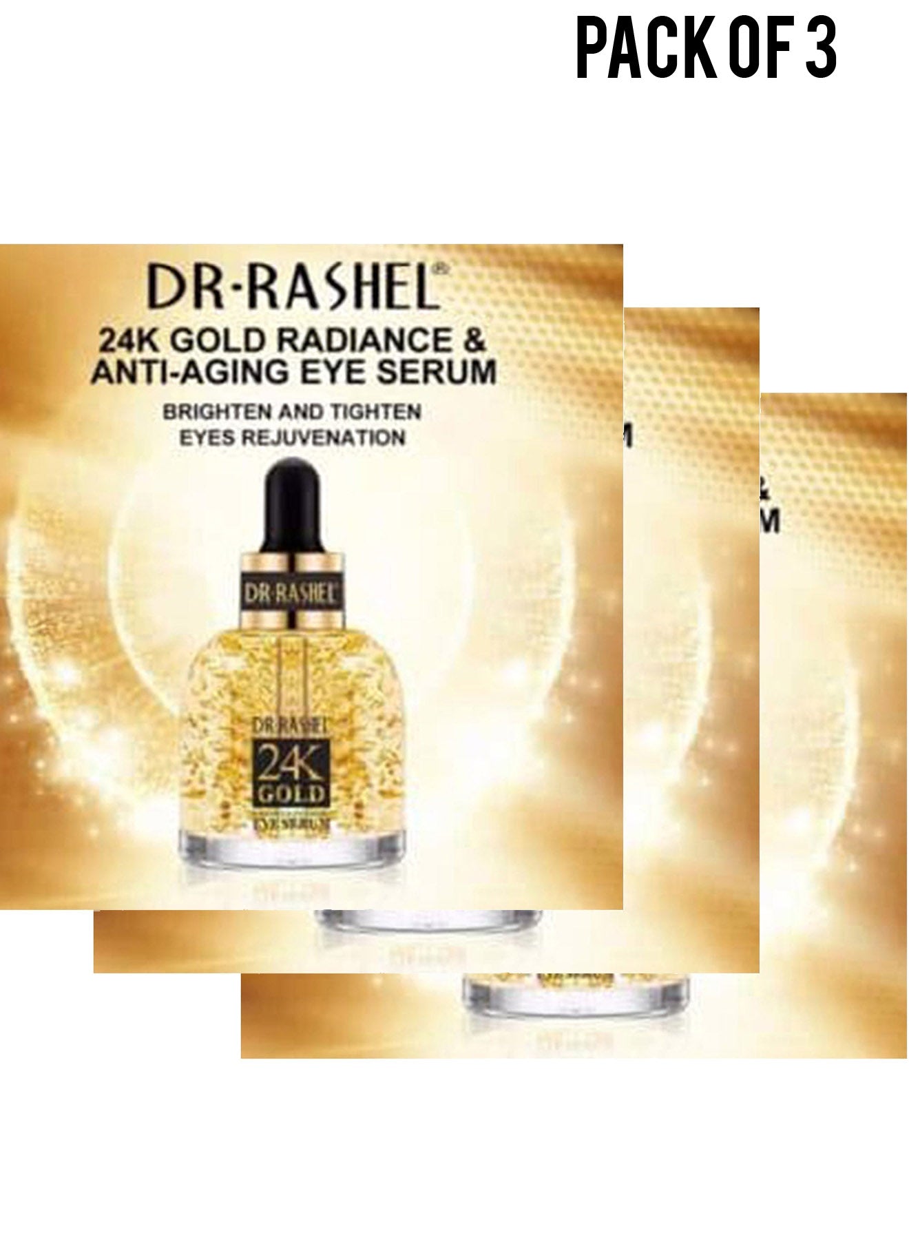Dr Rashel 24K Gold Radiance  Anti Aging Kit 5 Piece Set Value Pack of 3 
