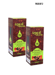 Dr Rashel Argan Oil With Keratin 60ml  For Hair Deep Nourishment Value Pack of 2 