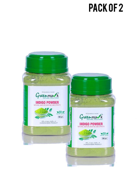 Greenmark Natural Solution Indigo Powder 100g Value Pack of 2 