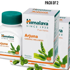 Himalaya Arjuna Pure Herbs 60 Tab  Cardiac Wellness Value Pack of 2 