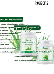 Kazima Aloe Vera Gel Clear Tranparent 500g Value Pack of 2 