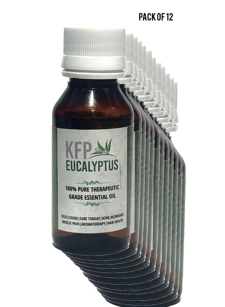 KFP Eucalyptus Essential Oil 60ml Value Pack of 12 