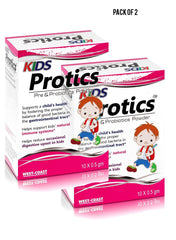 Kids Protics Pre and Probiotic Powder 10x05g Value Pack of 2 