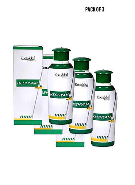 Kottakkal Ayurveda Keshyam Oil 100 ml Value Pack of 3 
