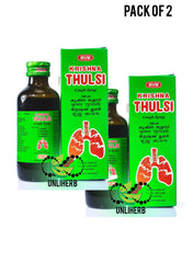 Krishna Thulsi Cough Syrup 100ml Value Pack of 2 