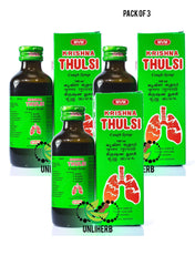 Krishna Thulsi Cough Syrup 100ml Value Pack of 3 