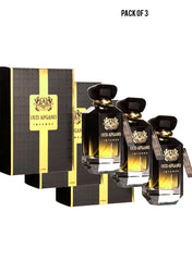 Oud Afgano Intense Eau De Parfum 100ml Value Pack of 3 