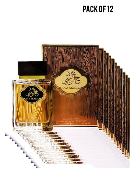 Oud Khaleeji Eau De Parfum 100ml Value Pack of 12 