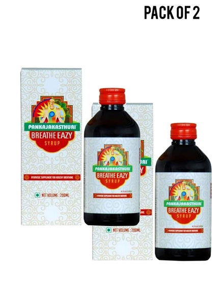 Pankajakasthuri Breathe Easy Syrup 200ml Value Pack of 2 