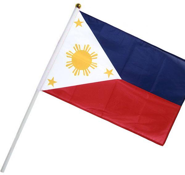 Philippines Flag  75 inches tall x 12 inches wide
