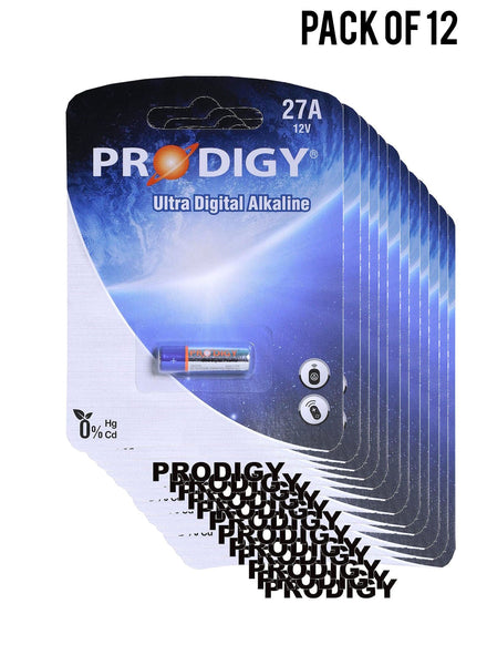 Prodigy Alkaline 27A 12V Value Pack of 12 