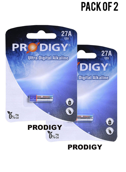 Prodigy Alkaline 27A 12V Value Pack of 2 