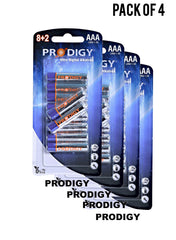 Prodigy Alkaline LR03UD 82B AAA10 Value Pack of 4 