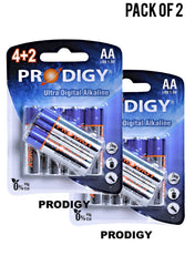 Prodigy Alkaline LR6UD 42B AA6 Value Pack of 2 