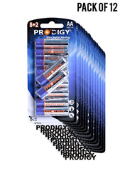 Prodigy Alkaline LR6UD 82B AA10 Value Pack of 12 