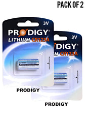 Prodigy Lithium CR123A 3V Value Pack of 2 