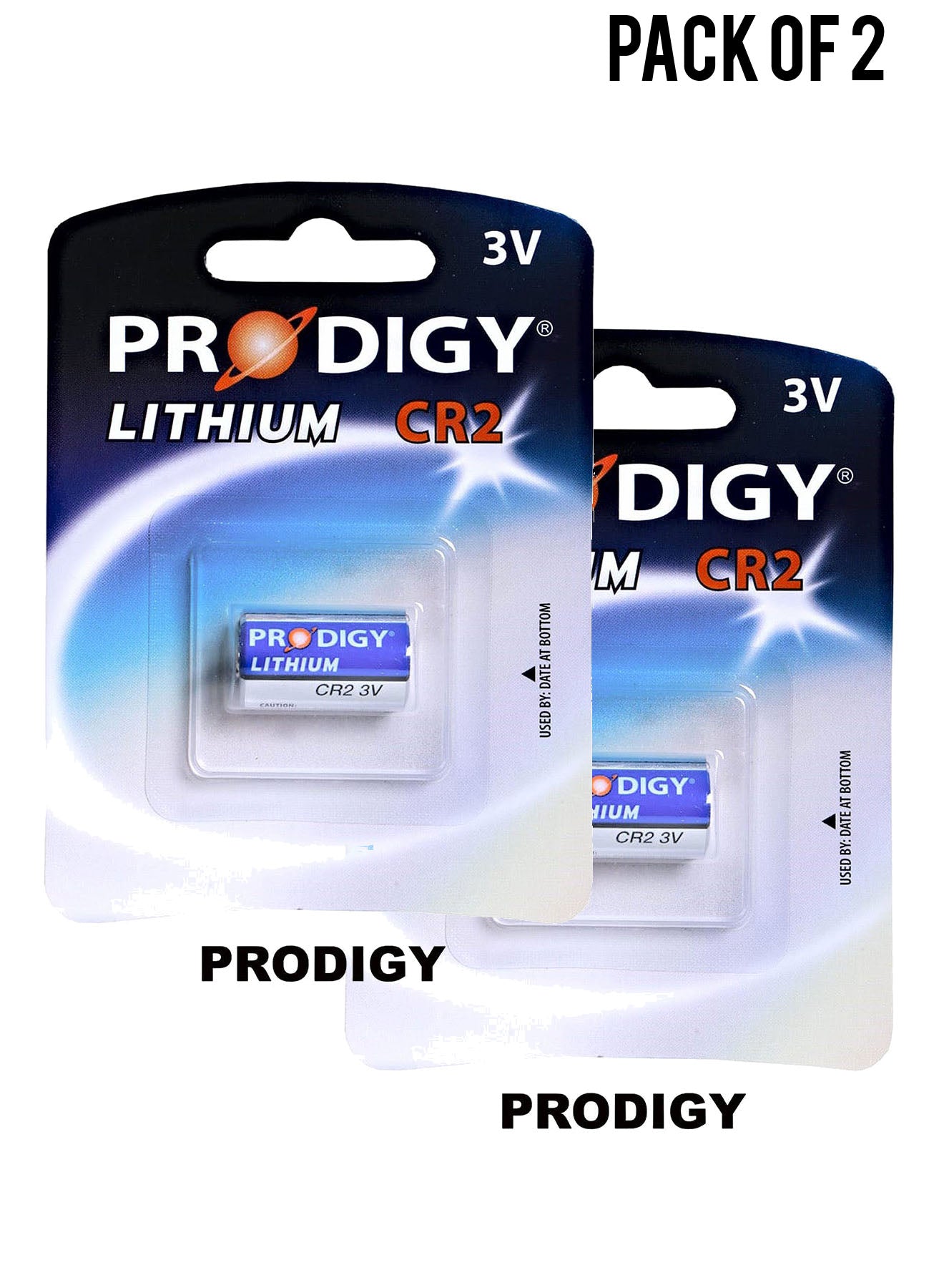 Prodigy Lithium CR2 3V Value Pack of 2 