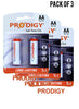 Prodigy Super Heavy Duty R6PVC 15V AA2 Value Pack of 3 