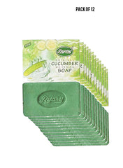 Pyary Cucumber Herbal Soap 75g Value Pack of 12 