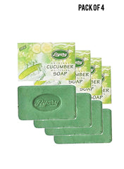 Pyary Cucumber Herbal Soap 75g Value Pack of 4 