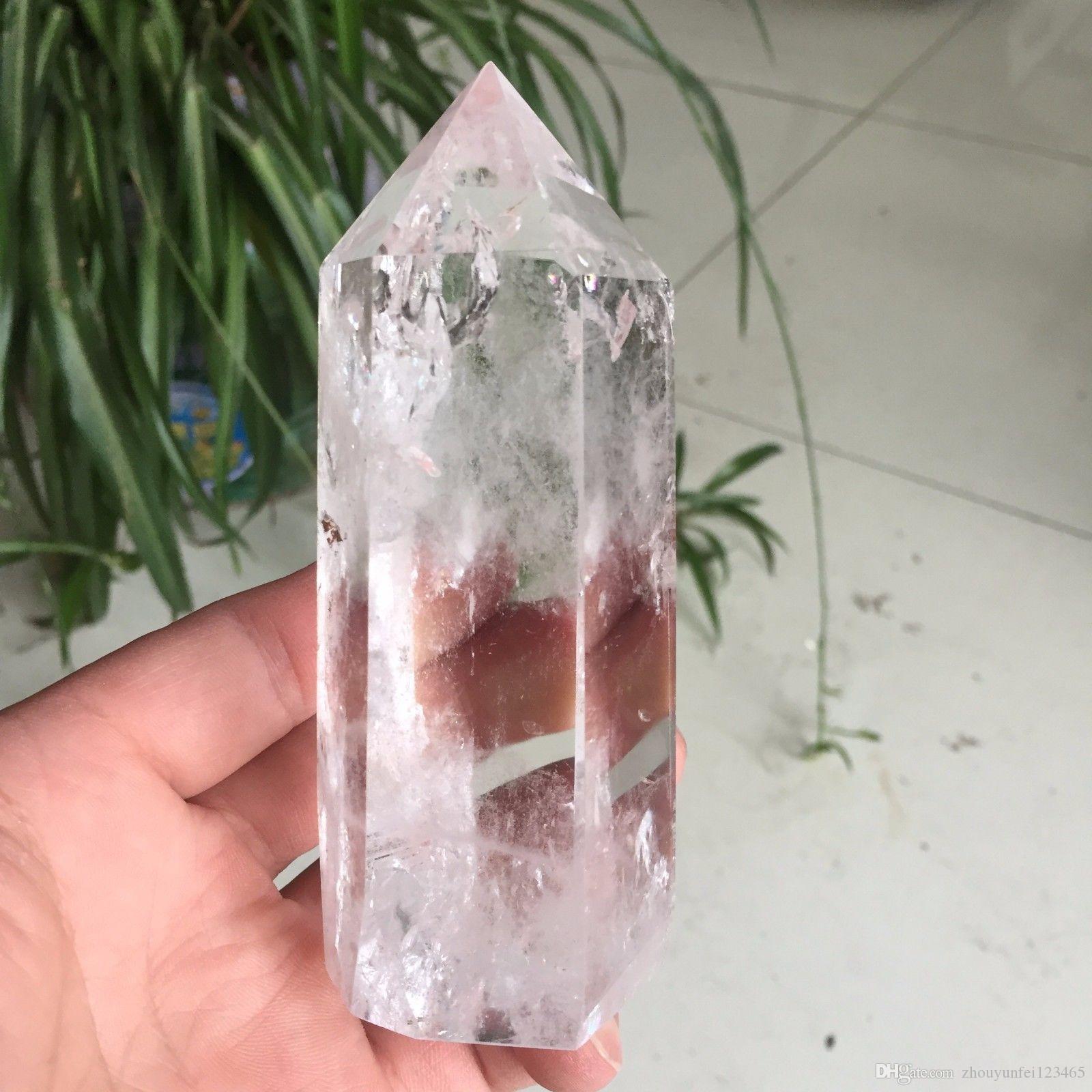 Natural Clear Rock Quartz Crystal Wand - Simpal Boutique
