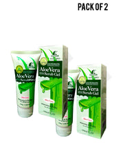 Roushun Aloe Vera Facial Scrub Gel 100g Value Pack of 2 