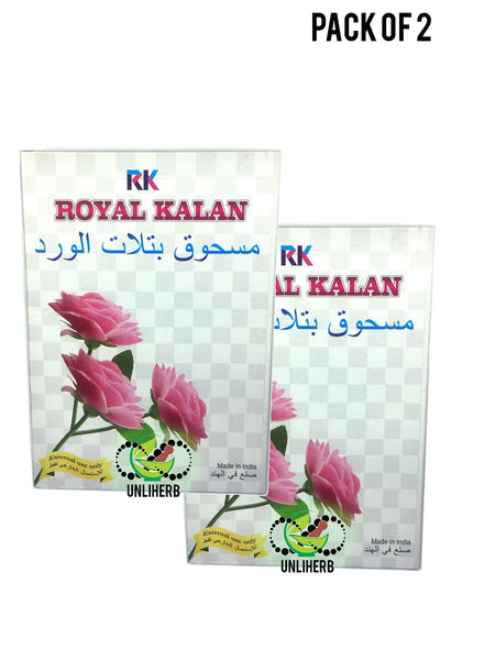 Royal Kalan Rose Petal Powder 100g Value Pack of 2 