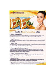 Savera Herbal Turmeric Soap 75g  100 All Natural Herbal Ingredients Value Pack of 10 