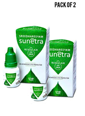 Sreedhareeyam Ayurveda Sunetra Regular Herbal Eyedrops 10ml 1760 Years Age Value Pack of 2 