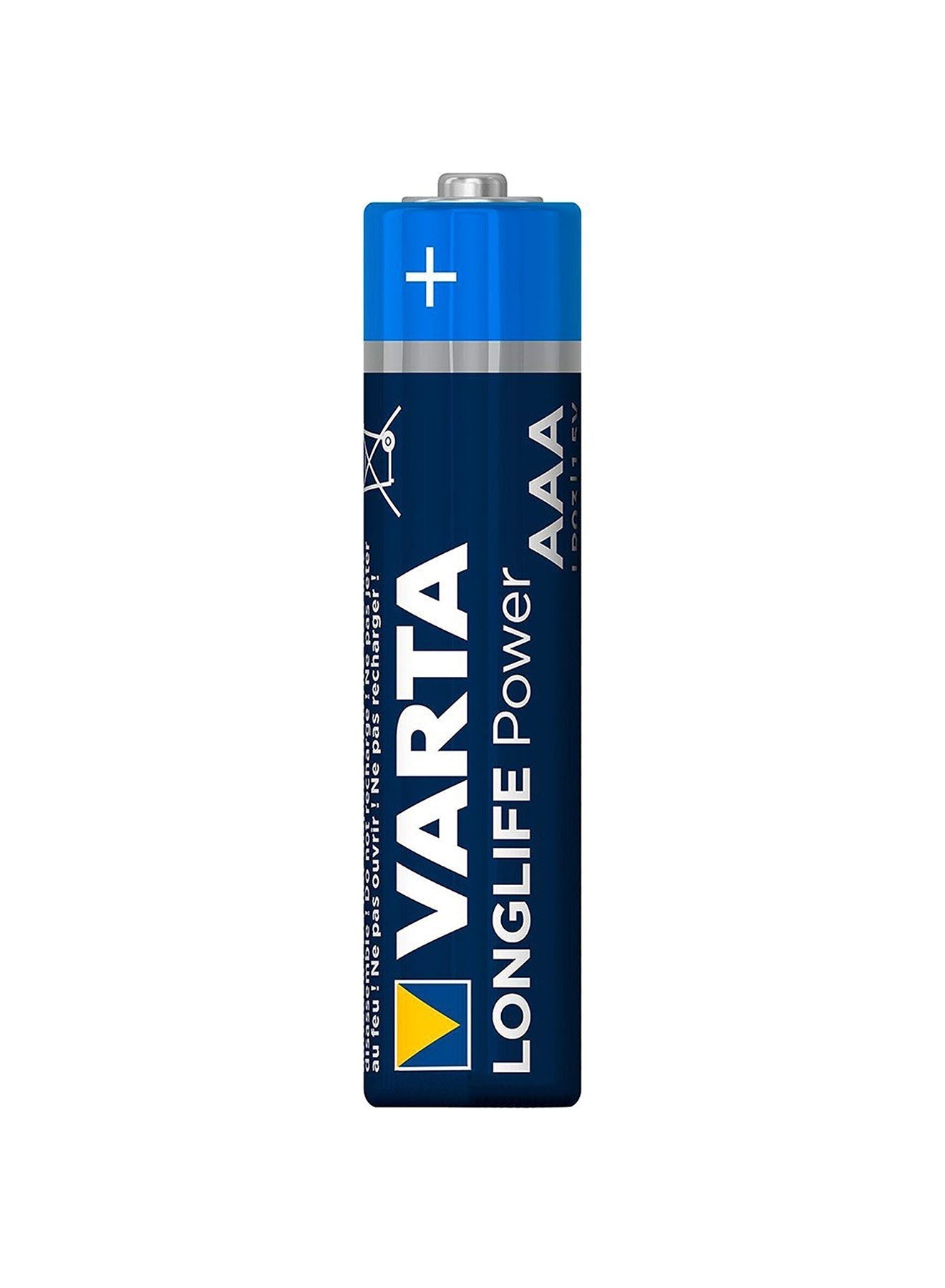 Varta Long Life Power Micro AAA LR03 Batteries 4 Units Value Pack of 2 
