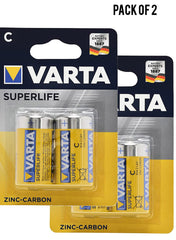 Varta Superlife C Battery 2 Units Value Pack of 2 