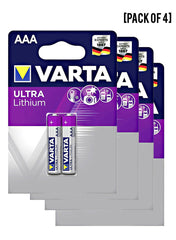 Varta Ultra Lithium Micro AAA Batteries 2 Units Value Pack of 4 