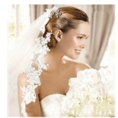 [In Store] 3Meter Bride wedding single layer wedding veil - Simpal Boutique